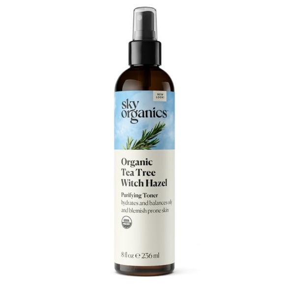 Organic Tea Tree Witch Hazel Purifying Toner New - Picture 1 of 5